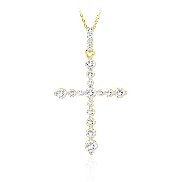 14K YELLOW GOLD 1/3CT ROUND DIAMOND LADIES PENDANT...