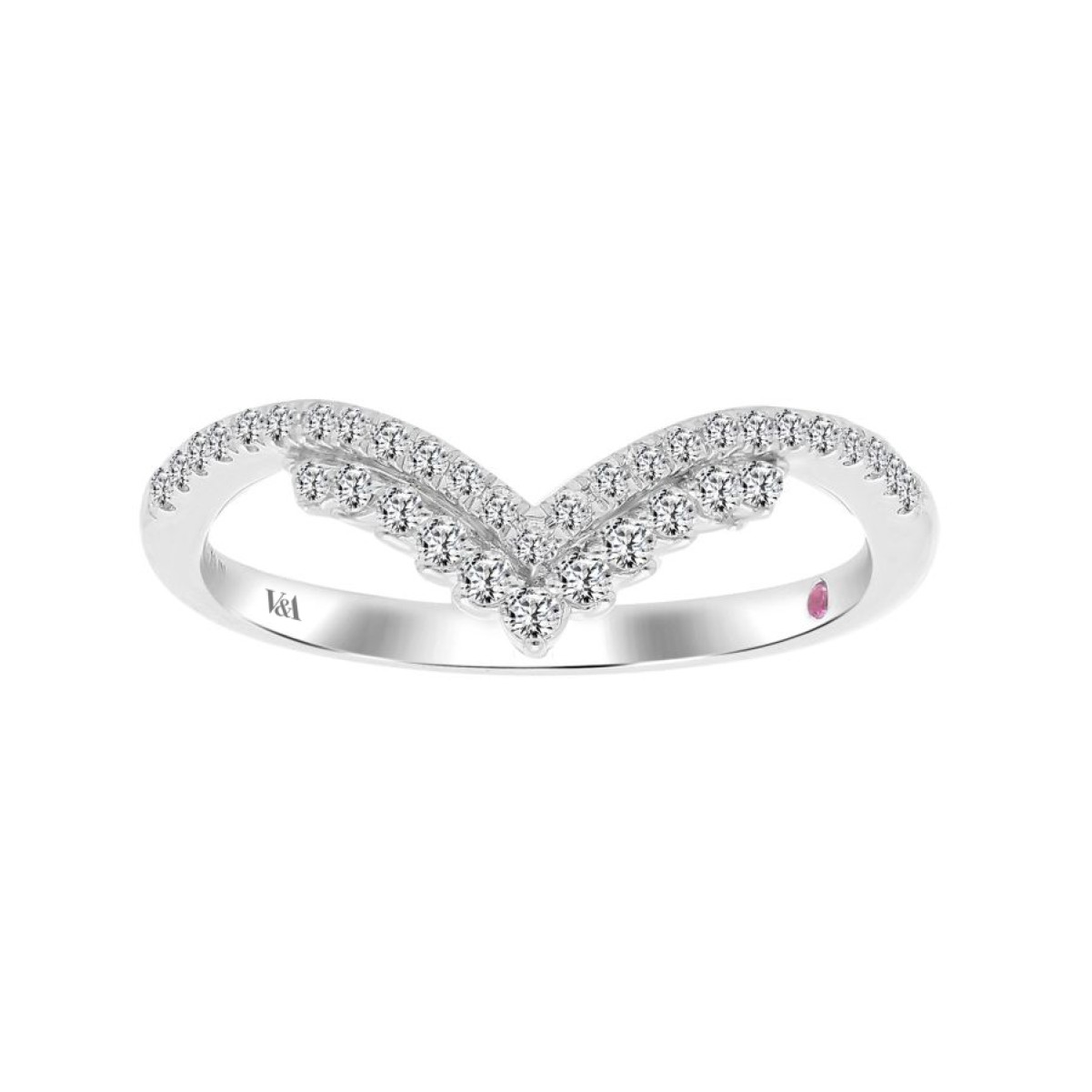 14K WHITE GOLD 1/4CT ROUND DIAMOND LADIES RING 14K WHITE GOLD 1/4CT ROUND DIAMOND LADIES RING