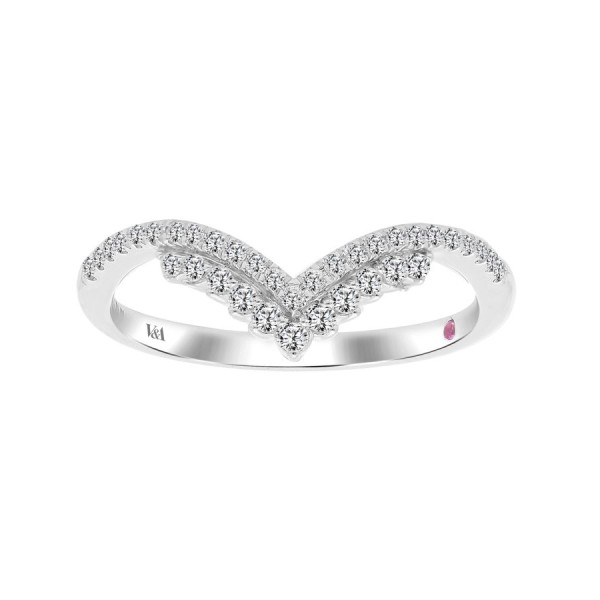 14K WHITE GOLD 1/4CT ROUND DIAMOND LADIES RING ...