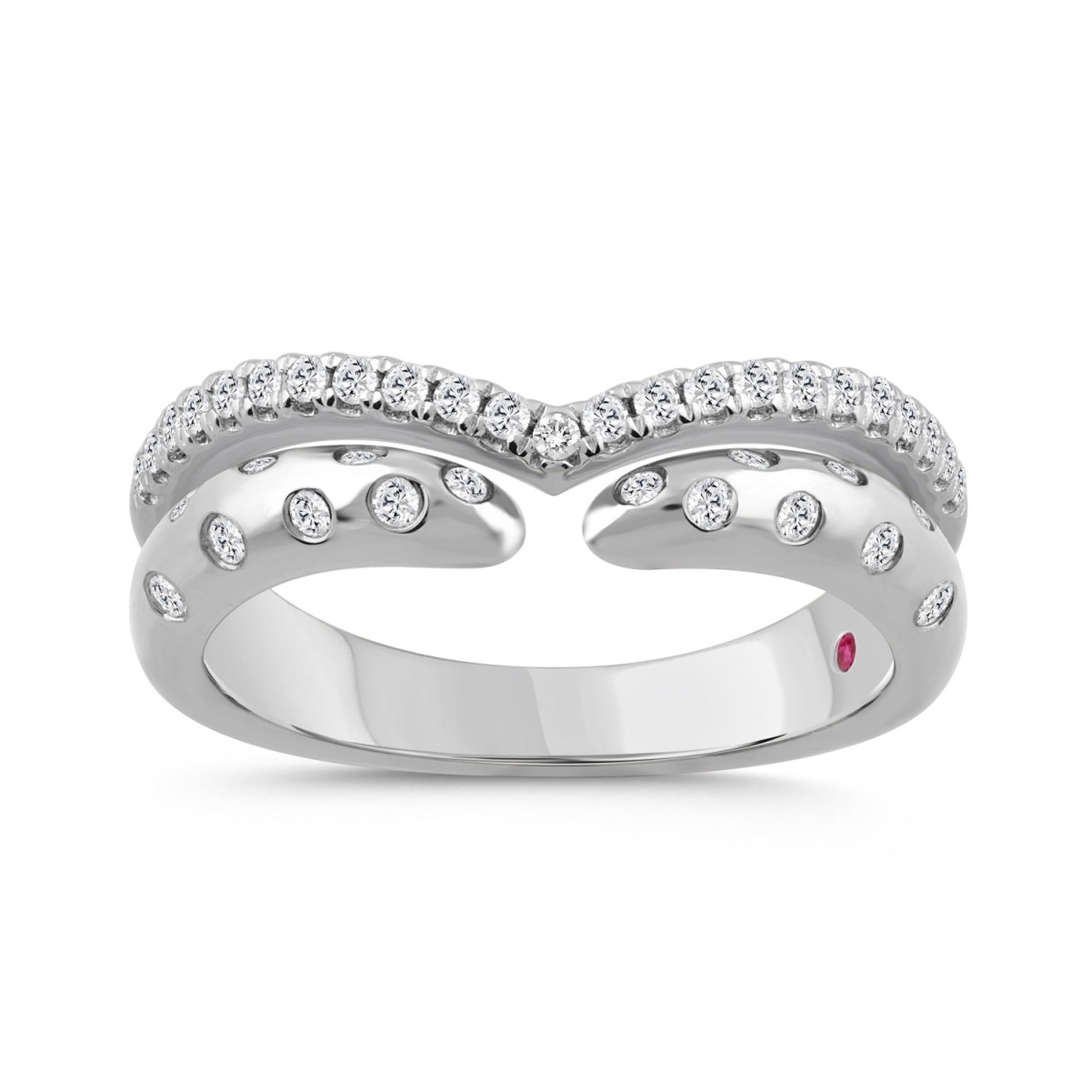 14K WHITE GOLD 1/3CT ROUND DIAMOND LADIES RING 14K WHITE GOLD 1/3CT ROUND DIAMOND LADIES RING