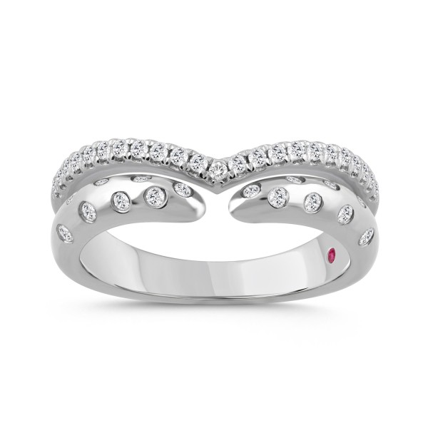 14K WHITE GOLD 1/3CT ROUND DIAMOND LADIES RING ...