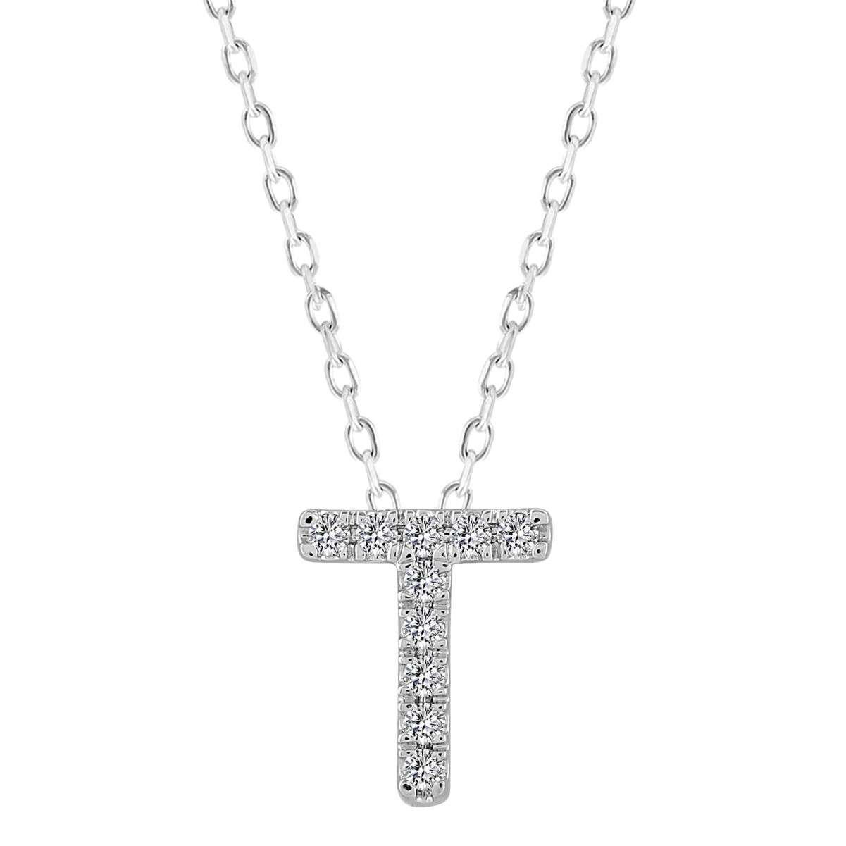 14K WHITE GOLD 1/10CT ROUND DIAMOND LADIES PENDANT 14K WHITE GOLD 1/10CT ROUND DIAMOND LADIES PENDANT