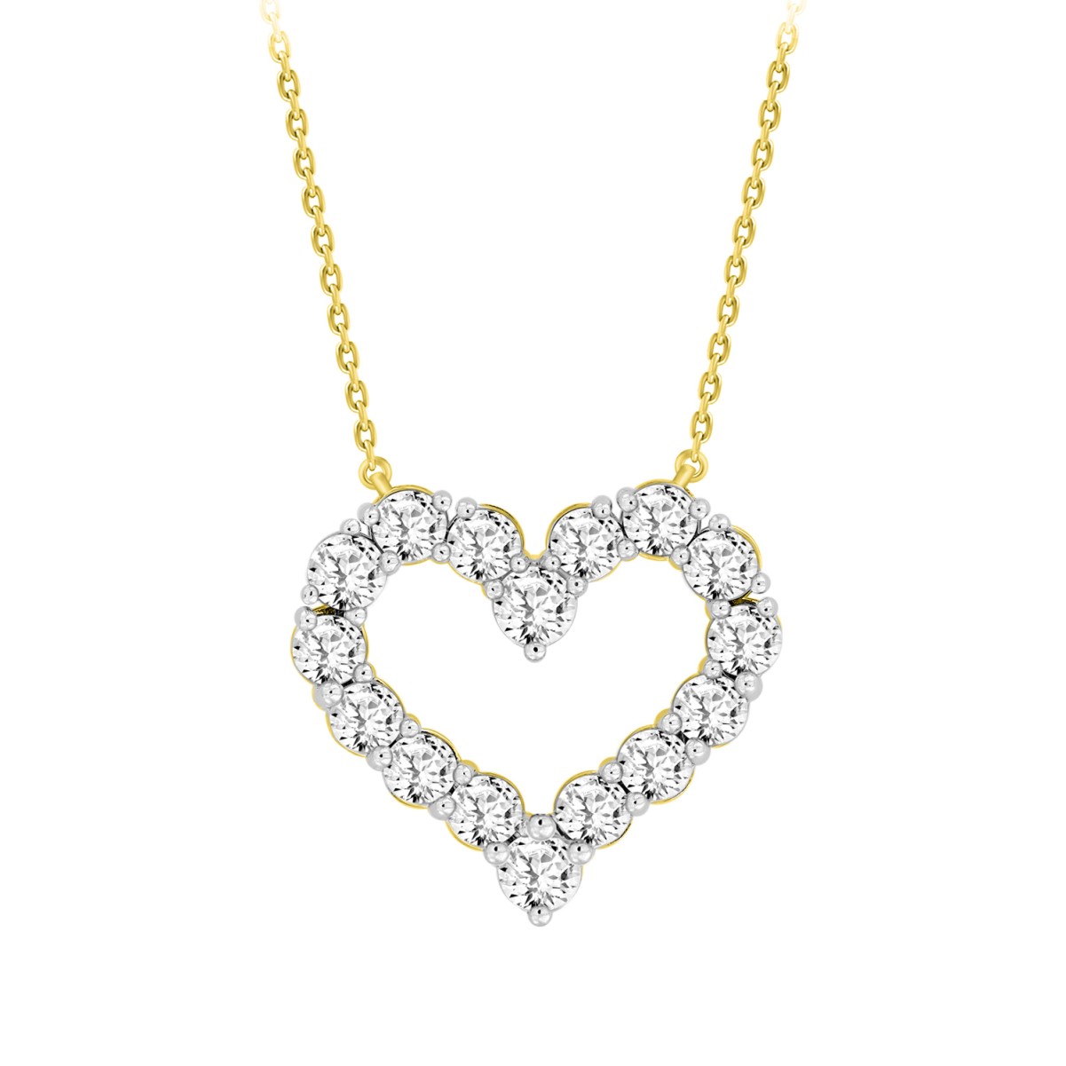 14K YELLOW GOLD 1/4CT ROUND DIAMOND LADIES PENDANT WITH CHAIN 14K YELLOW GOLD 1/4CT ROUND DIAMOND LADIES PENDANT WITH CHAIN