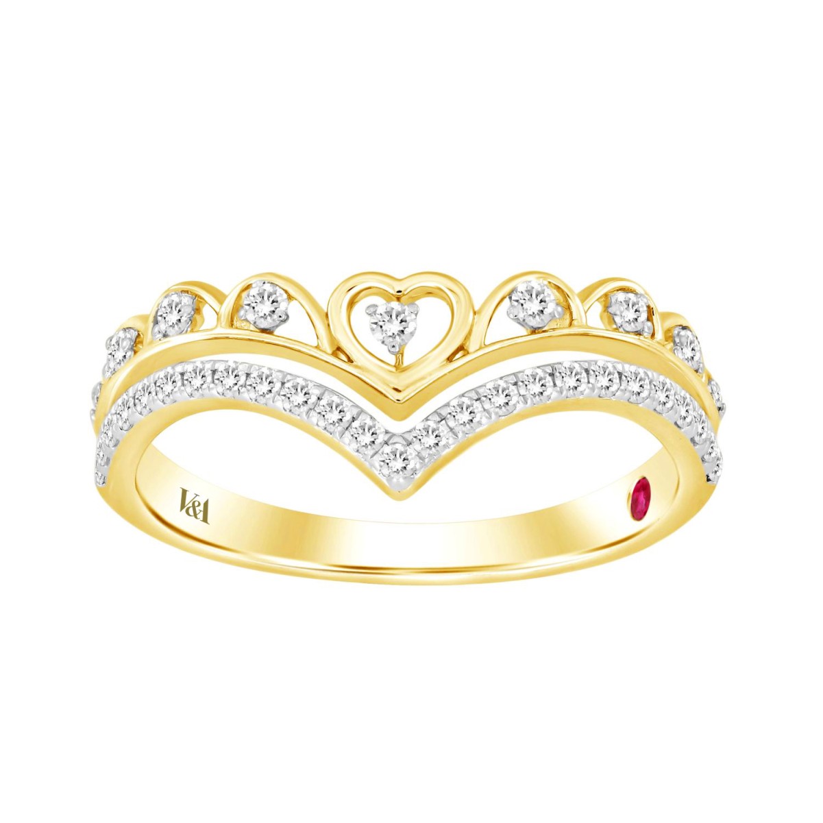14K YELLOW GOLD 1/4CT ROUND DIAMOND LADIES RING 14K YELLOW GOLD 1/4CT ROUND DIAMOND LADIES RING