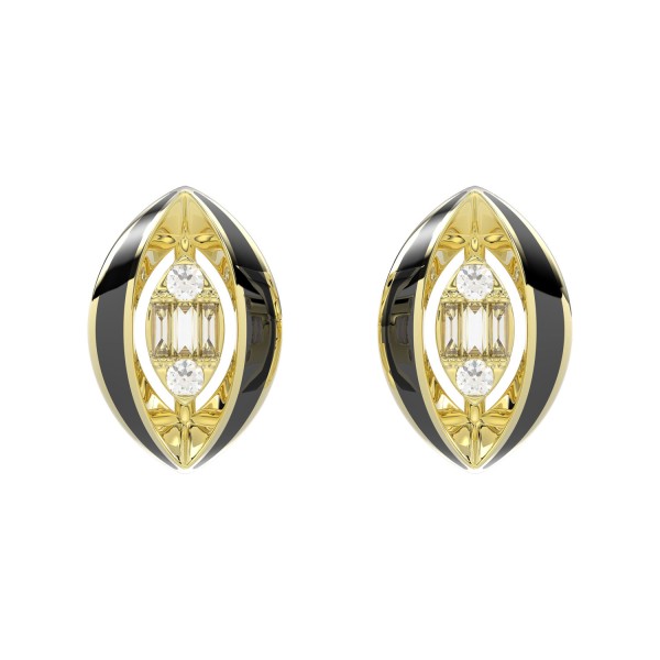 18K YELLOW GOLD 1/10CT ROUND/BAGUETTE DIAMOND LADI...