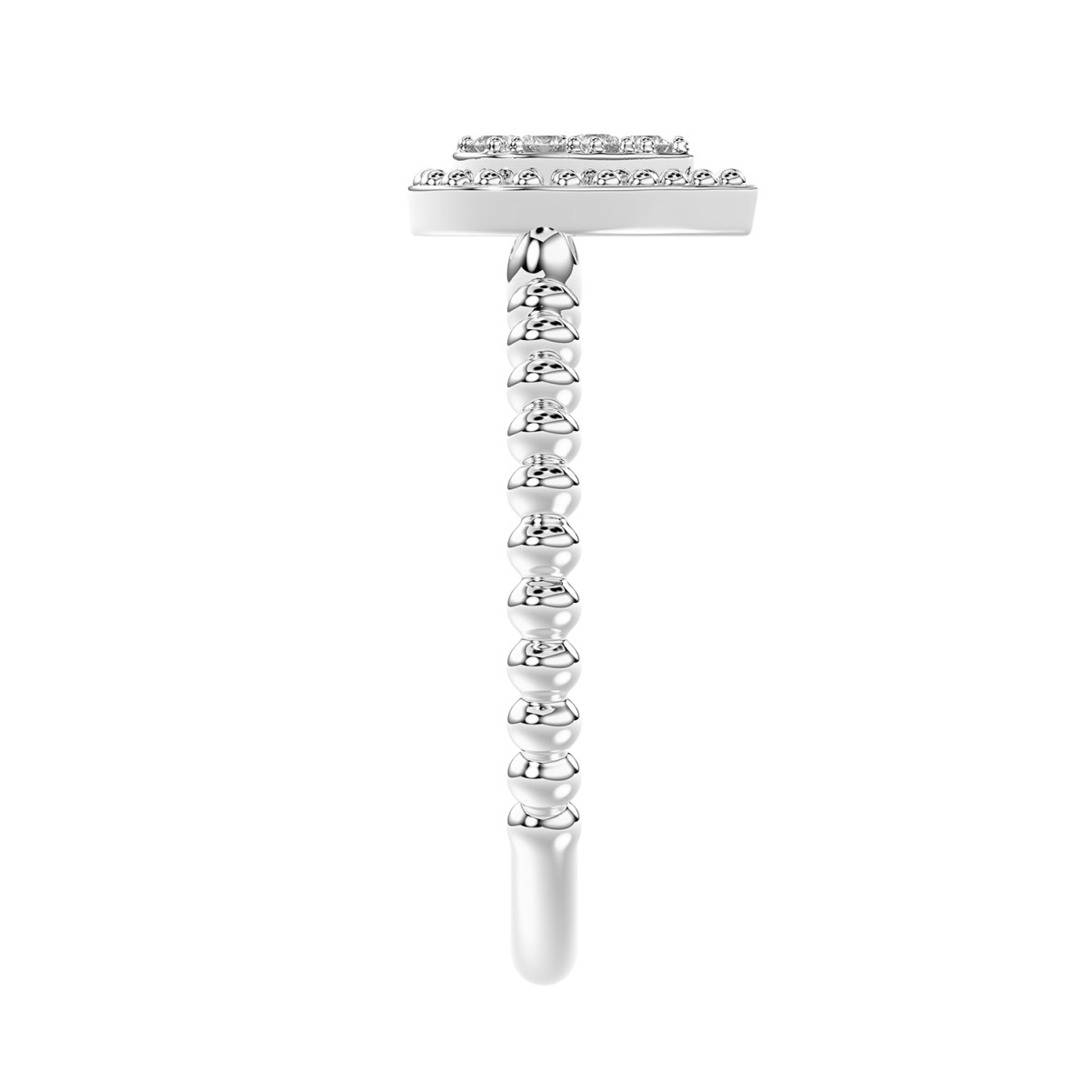 10K WHITE GOLD 1/10CT ROUND DIAMOND LADIES RING (RUBY DIAMOND) 10K WHITE GOLD 1/10CT ROUND DIAMOND LADIES RING (RUBY DIAMOND)