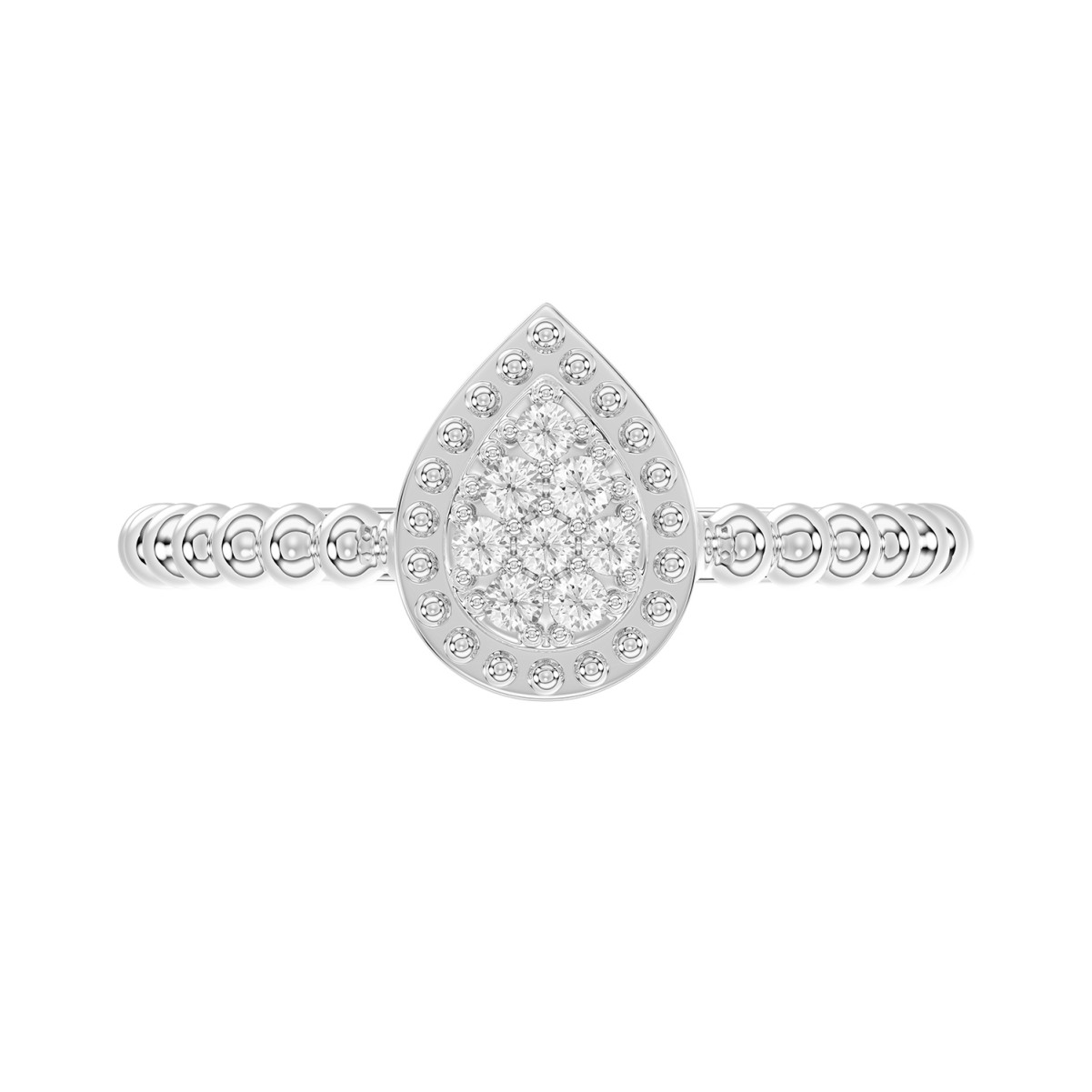 10K WHITE GOLD 1/10CT ROUND DIAMOND LADIES RING (RUBY DIAMOND) 10K WHITE GOLD 1/10CT ROUND DIAMOND LADIES RING (RUBY DIAMOND)
