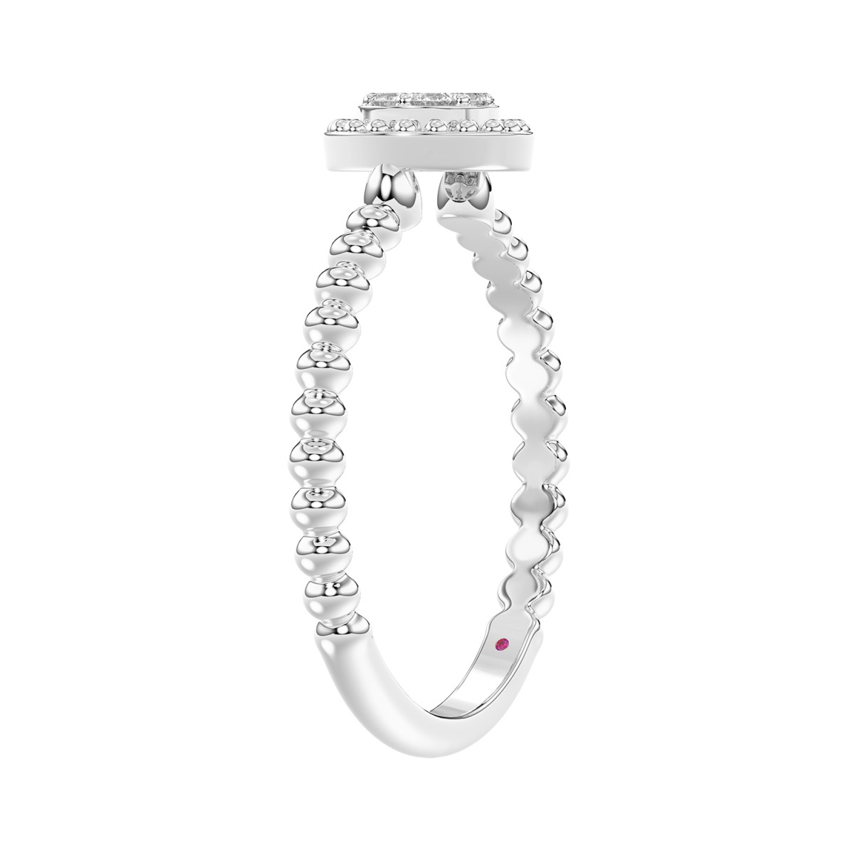 10K WHITE GOLD 1/10CT ROUND DIAMOND LADIES RING 10K WHITE GOLD 1/10CT ROUND DIAMOND LADIES RING