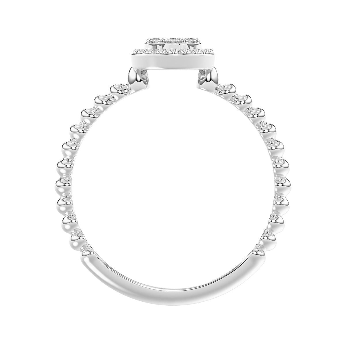 10K WHITE GOLD 1/10CT ROUND DIAMOND LADIES RING 10K WHITE GOLD 1/10CT ROUND DIAMOND LADIES RING