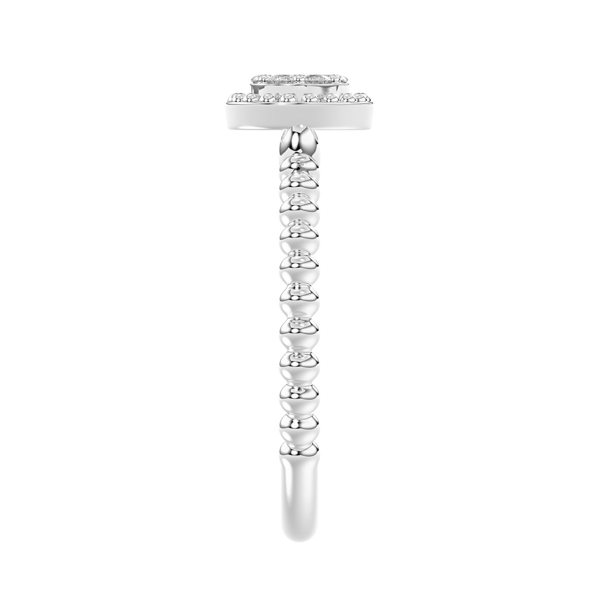 10K WHITE GOLD 1/10CT ROUND DIAMOND LADIES RING 10K WHITE GOLD 1/10CT ROUND DIAMOND LADIES RING