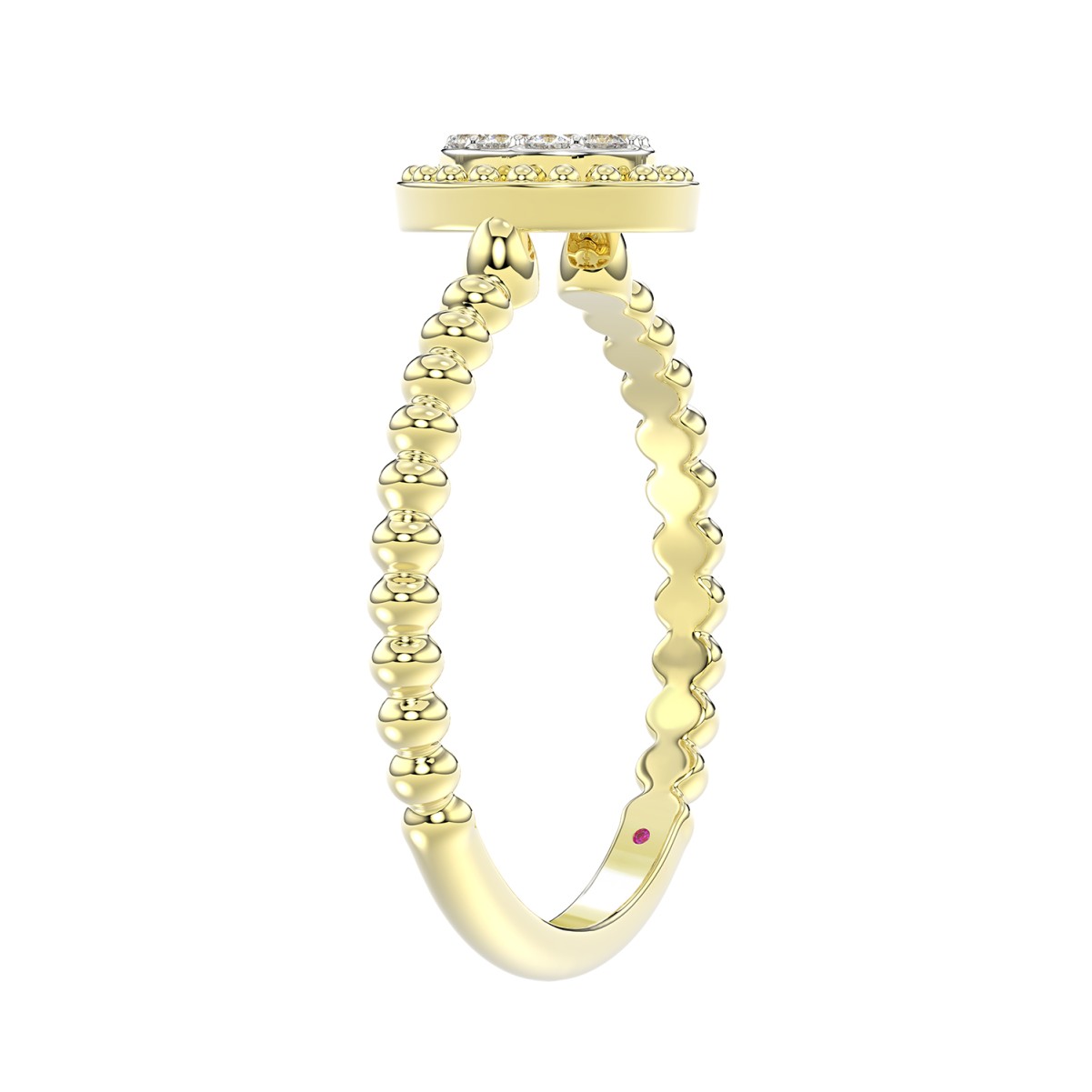 10K YELLOW GOLD 1/10CT ROUND/PINK SAPPHIRE DIAMOND LADIES RING 10K YELLOW GOLD 1/10CT ROUND/PINK SAPPHIRE DIAMOND LADIES RING