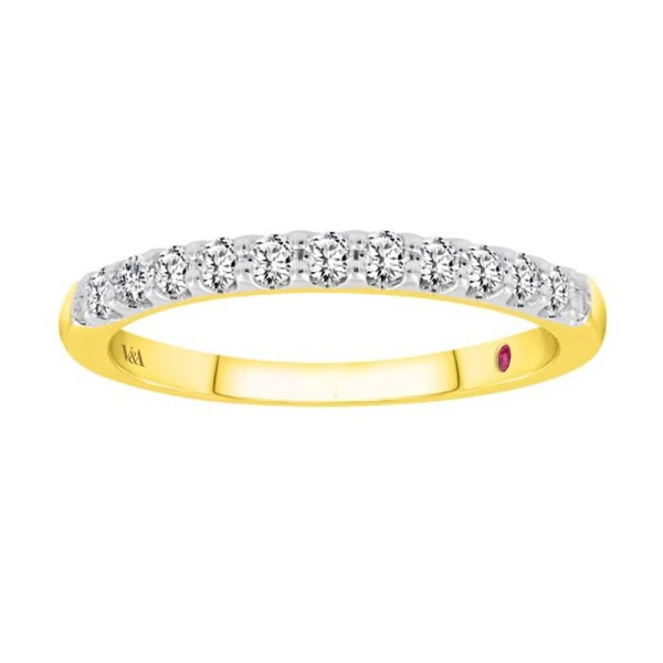 14K YELLOW GOLD 1/2CT ROUND/PINK SAPPHIRE DIAMOND ...
