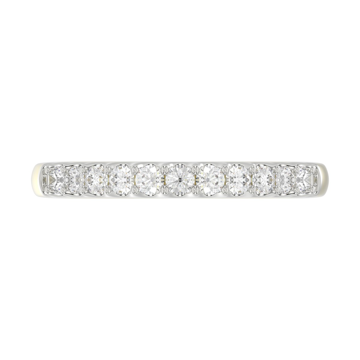 14K YELLOW GOLD 1/3CT ROUND DIAMOND LADIES BAND