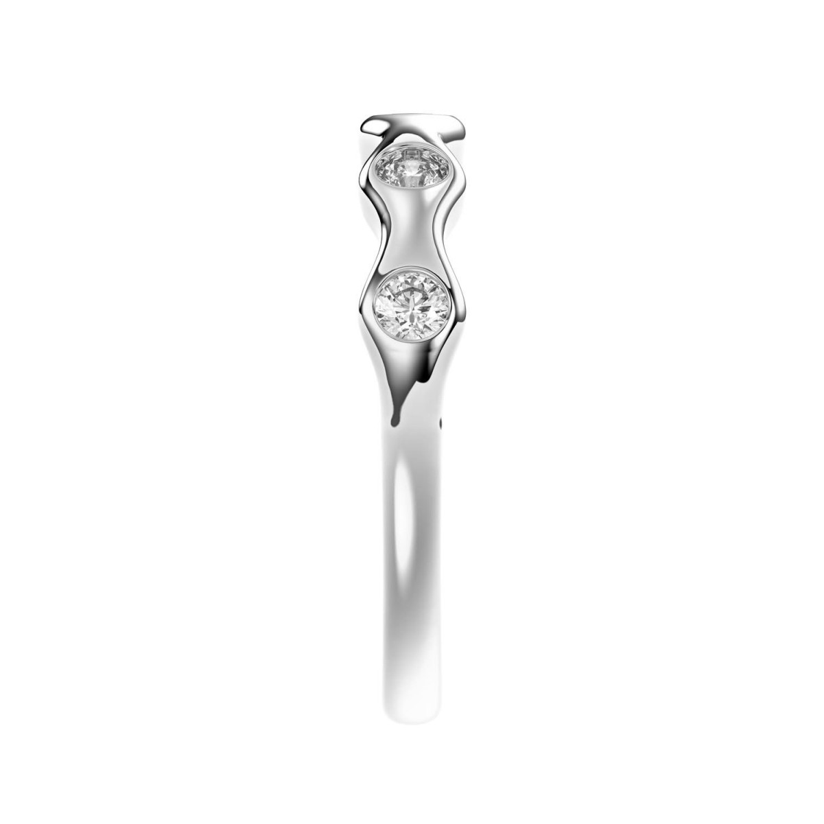 18K WHITE GOLD 3/8CT ROUND DIAMOND LADIES BAND 18K WHITE GOLD 3/8CT ROUND DIAMOND LADIES BAND
