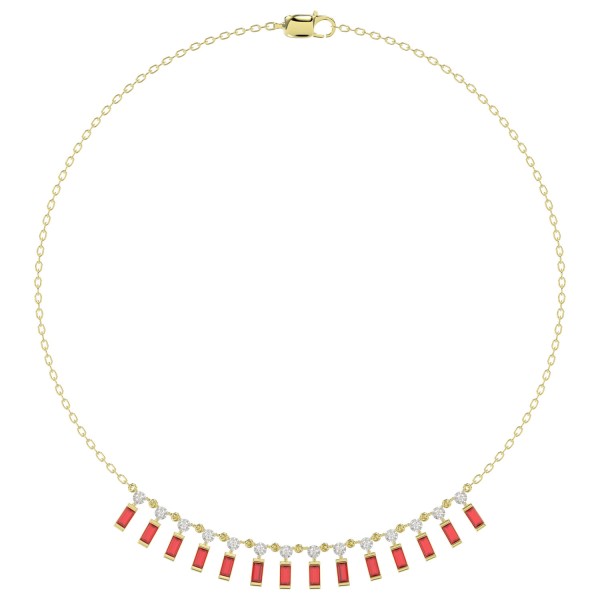 14K YELLOW GOLD 2 1/4CT ROUND/BAGUETTE/PINK SAPPHI...