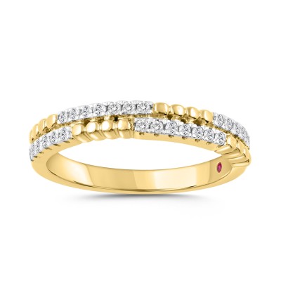10K YELLOW GOLD 1/5CT ROUND DIAMOND LADIES RING 