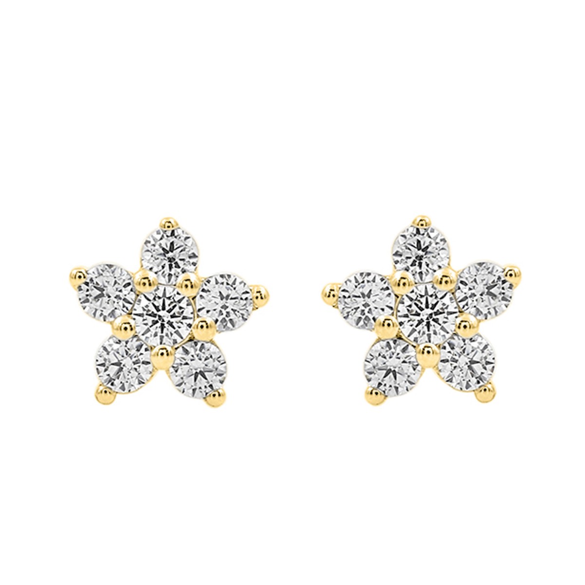 14K YELLOW GOLD 1/2CT ROUND/PINK SAPPHIRE DIAMOND LADIES EARRINGS 14K YELLOW GOLD 1/2CT ROUND/PINK SAPPHIRE DIAMOND LADIES EARRINGS