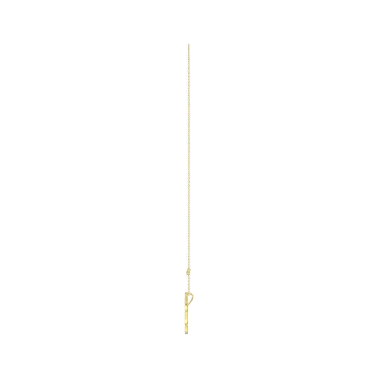 10K YELLOW GOLD 1/5CT ROUND DIAMOND LADIES PENDANT WITH CHAIN 10K YELLOW GOLD 1/5CT ROUND DIAMOND LADIES PENDANT WITH CHAIN