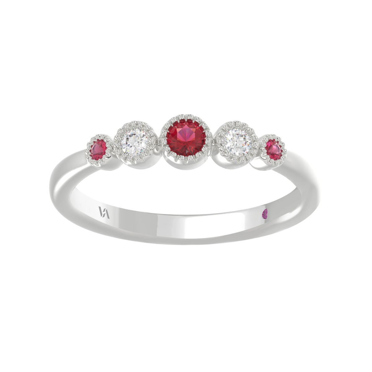 10K WHITE GOLD 1/3CT ROUND DIAMOND LADIES RING (ROUND RUBY DIAMOND 1/5CT) 10K WHITE GOLD 1/3CT ROUND DIAMOND LADIES RING (ROUND RUBY DIAMOND 1/5CT)