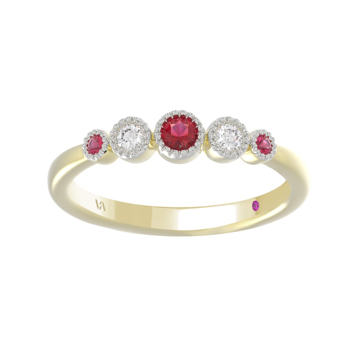 10K YELLOW GOLD 1/3CT ROUND DIAMOND LADIES RING (ROUND RUBY DIAMOND 1/5CT) 10K YELLOW GOLD 1/3CT ROUND DIAMOND LADIES RING (ROUND RUBY DIAMOND 1/5CT)
