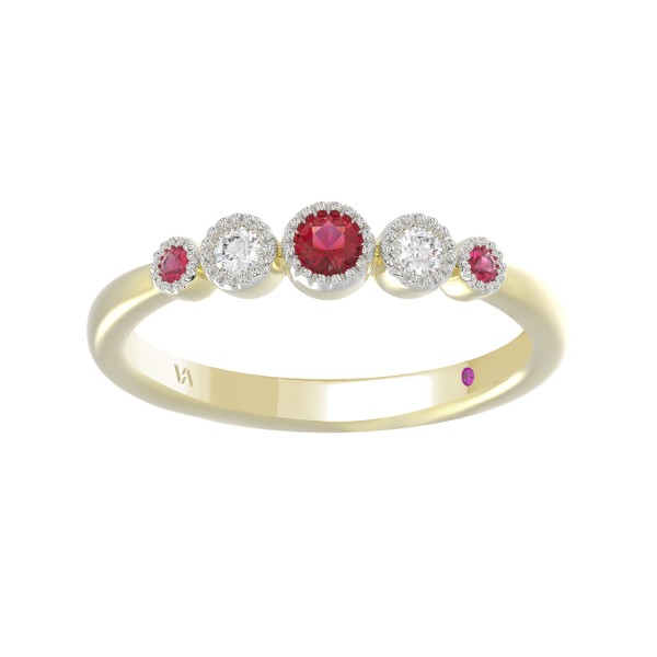10K YELLOW GOLD 1/3CT ROUND DIAMOND LADIES RING (R...