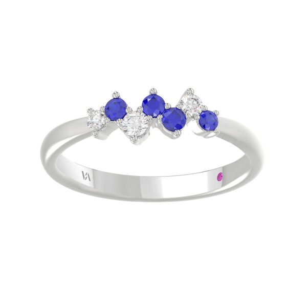 10K WHITE GOLD 1/4CT ROUND DIAMOND LADIES RING (RO...