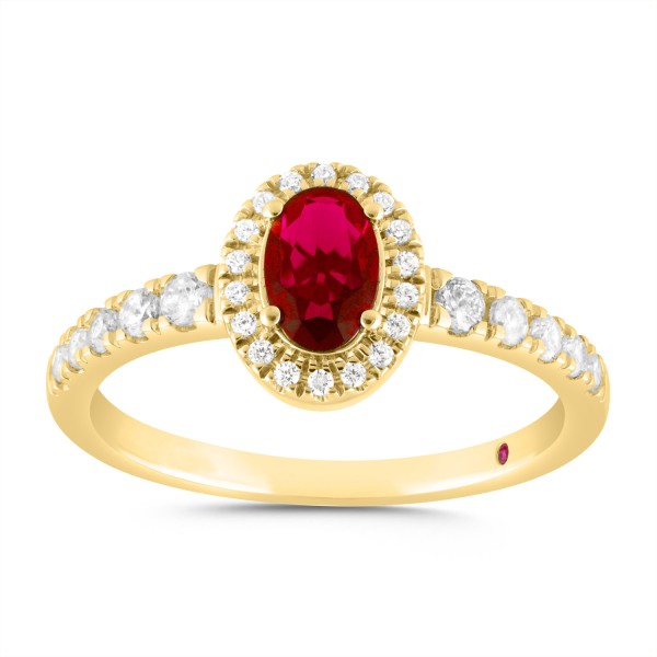 10K YELLOW GOLD 7/8CT ROUND DIAMOND LADIES RING (O...