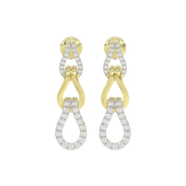 STERLING SILVER YELLOW 1/2CT ROUND DIAMOND LADIES ...