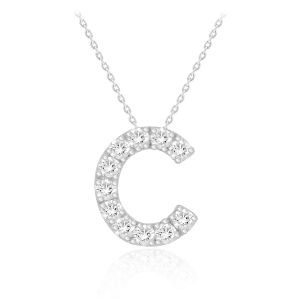 STERLING SILVER WHITE 1/10CT ROUND DIAMOND LADIES ...