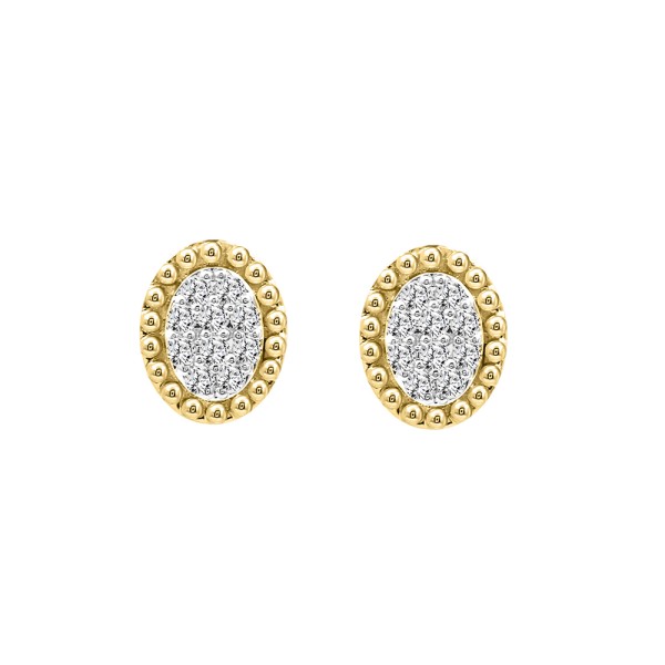 STERLING SILVER YELLOW 1/5CT ROUND DIAMOND LADIES ...