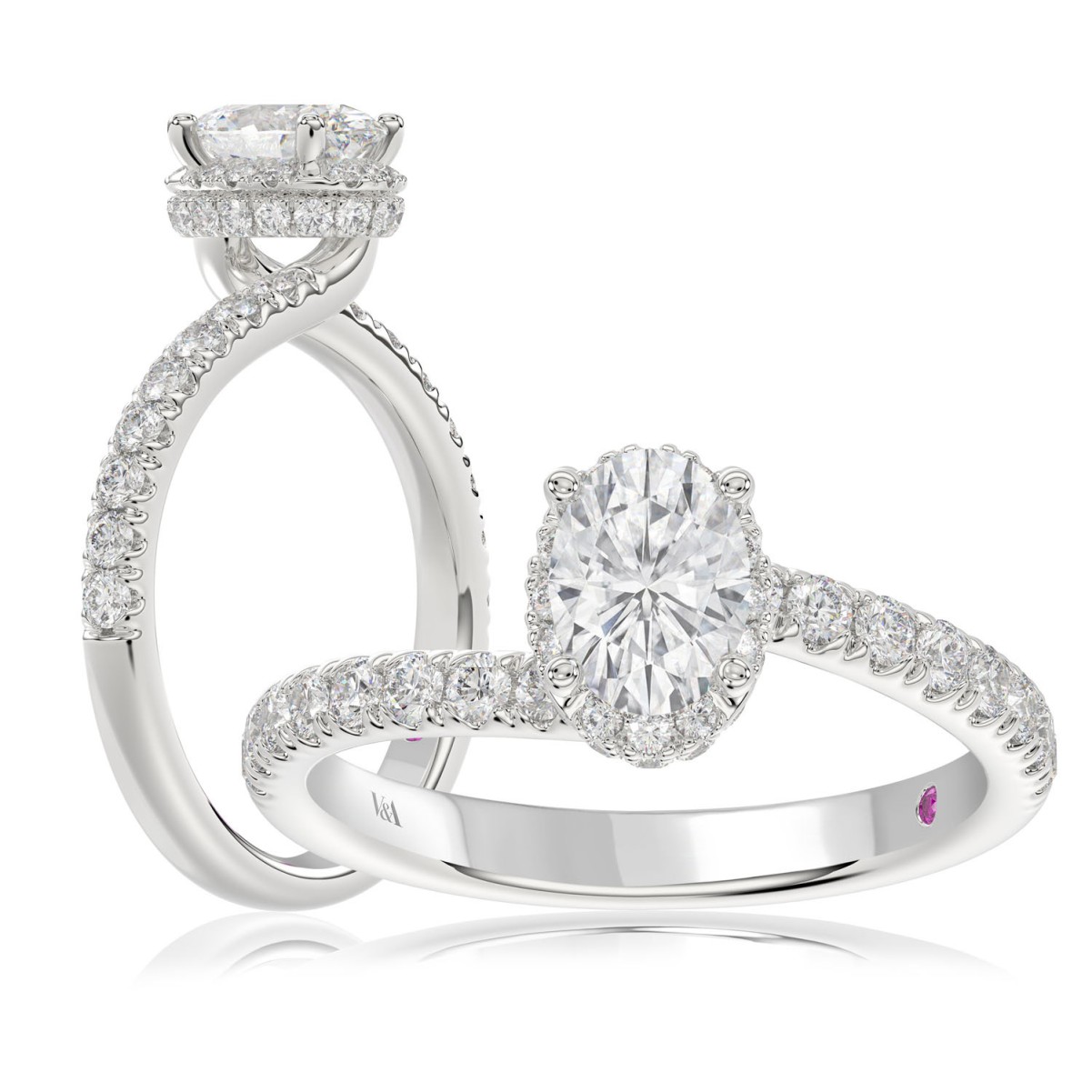 14K WHITE GOLD 2 1/4CT ROUND DIAMOND LADIES SEMI MOUNT RING 14K WHITE GOLD 2 1/4CT ROUND DIAMOND LADIES SEMI MOUNT RING