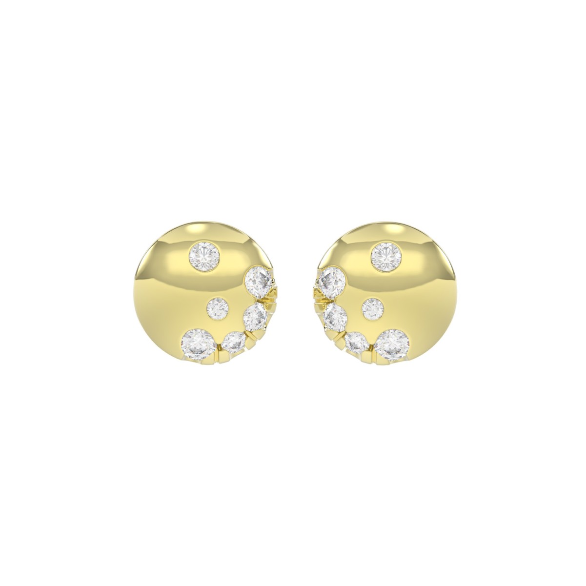 10K YELLOW GOLD 1/4CT ROUND DIAMOND LADIES EARRINGS (PINK SAPPHIRE) 10K YELLOW GOLD 1/4CT ROUND DIAMOND LADIES EARRINGS (PINK SAPPHIRE)