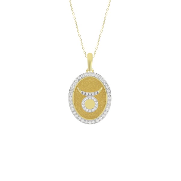 10K YELLOW GOLD 1/4CT ROUND DIAMOND LADIES PENDANT...