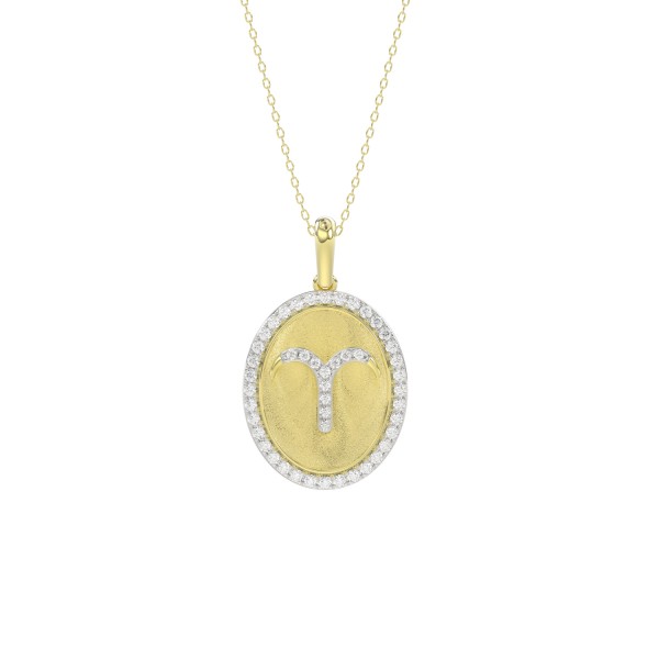 10K YELLOW GOLD 1/4CT ROUND DIAMOND LADIES PENDANT...