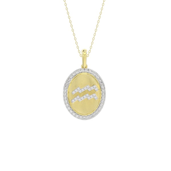 10K YELLOW GOLD 1/4CT ROUND DIAMOND LADIES PENDANT...
