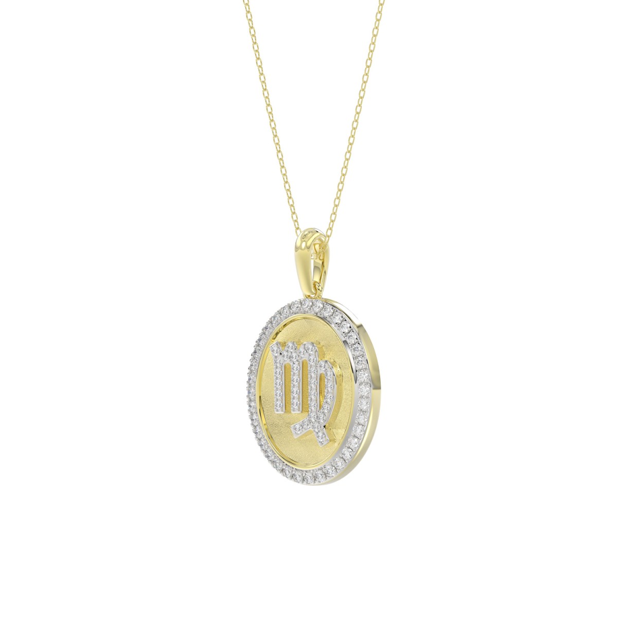 10K YELLOW GOLD 1/3CT ROUND DIAMOND LADIES PENDANT WITH CHAIN 10K YELLOW GOLD 1/3CT ROUND DIAMOND LADIES PENDANT WITH CHAIN